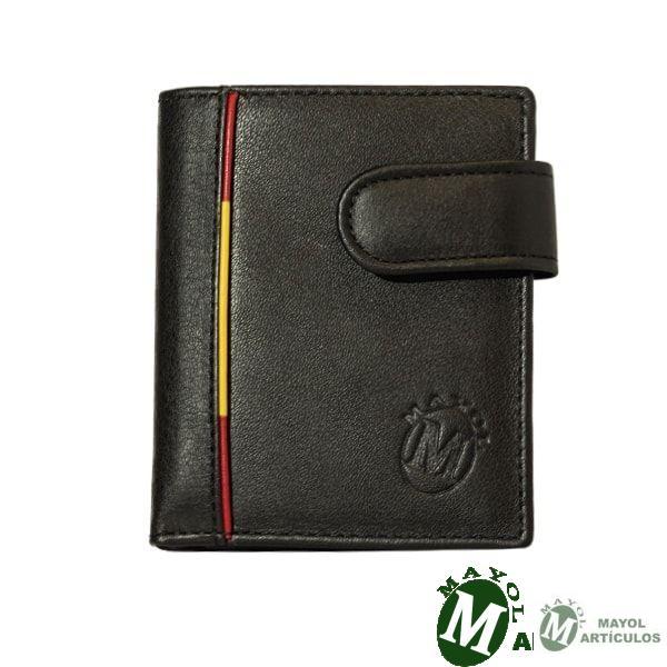 Cartera libro con broche Mayol