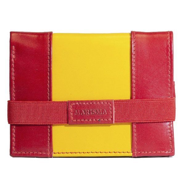 Cartera España tipo libro con goma
