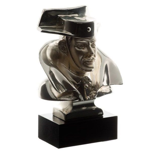 Busto Guardia Civil con baño de plata