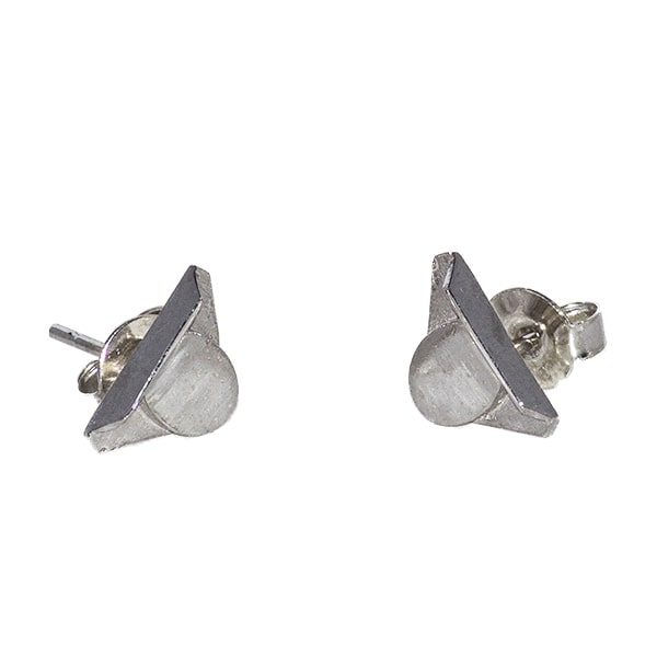 Pendientes tricornio en plata