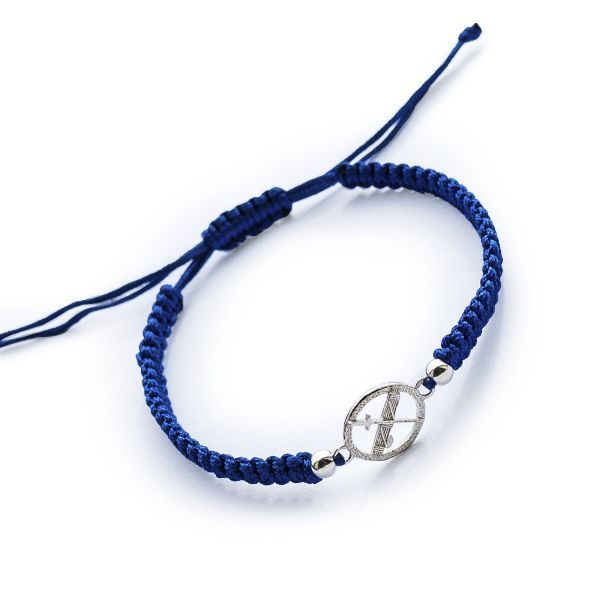 Pulsera Hilo Emblema - Plata de ley