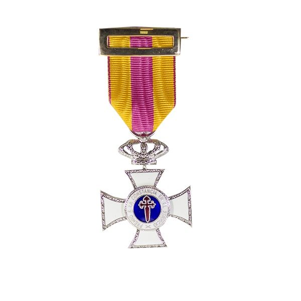 Medalla Cruz constancia plata