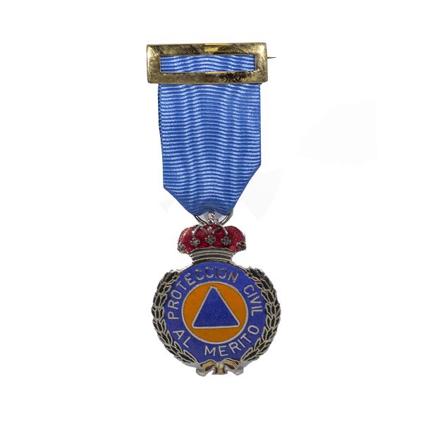 Medalla merito Protección civil plata