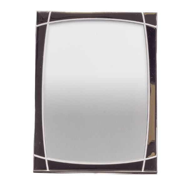 Placa conmemorativa borde plata para personalizar