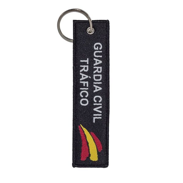 Llavero textil bordado Guardia Civil