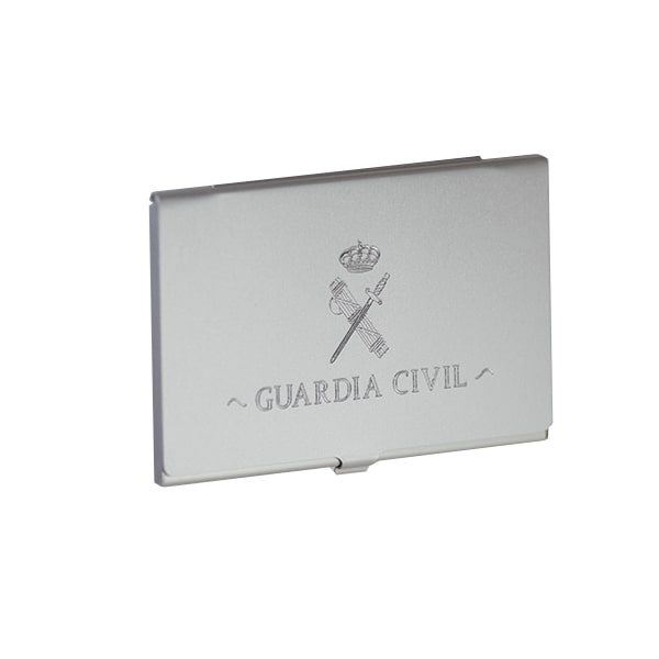Tarjetero en aluminio personalizado Guardia Civil