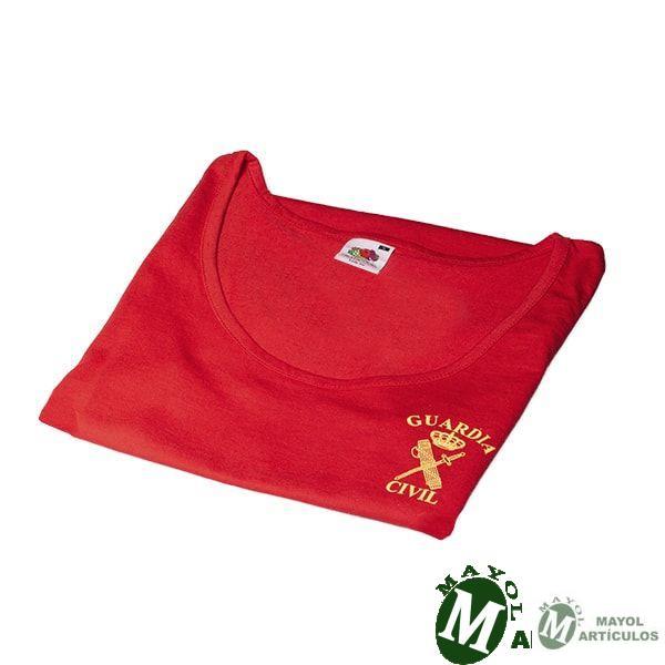 Camiseta tirantes color rojo con Emblema
