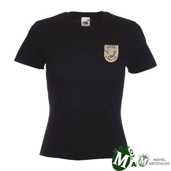 Camiseta color negro GEAS
