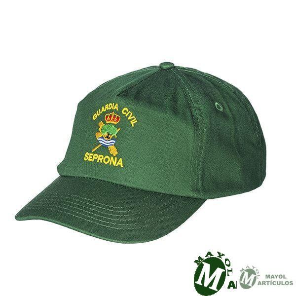 Gorra verde Seprona bordada