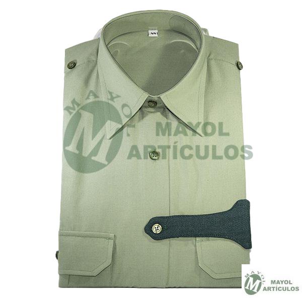 Camisa verde manga larga - Mujer Guardia Civil