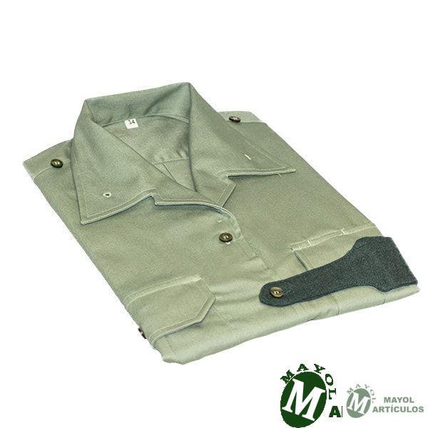 Camisa Verde manga Corta para señora