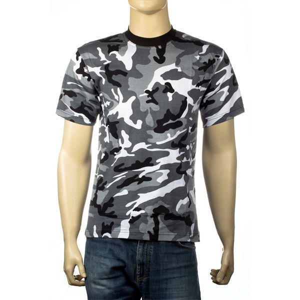 Camiseta Gris Camuflaje