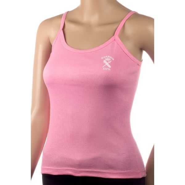 Camiseta Tirantes Emblema  Rosa
