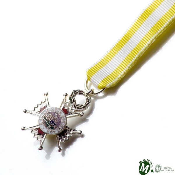 Medalla miniatura en plata Isabel la católica