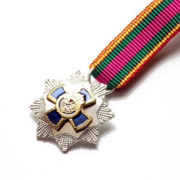 Medalla miniatura Policía XXXV años