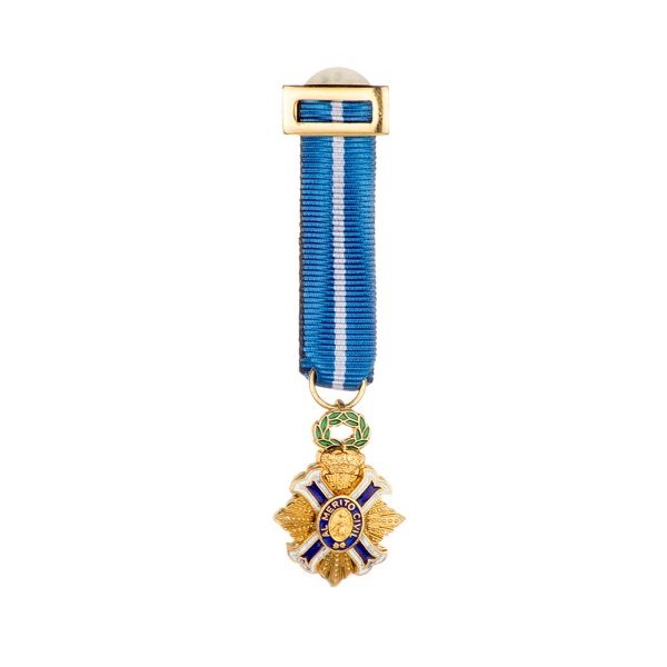 Medalla Miniatura Mérito Civil Oficial