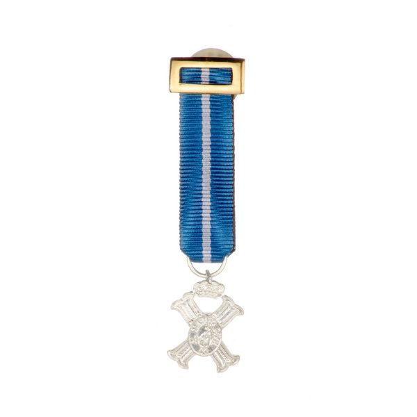 Miniatura medalla Mérito Civil Plata