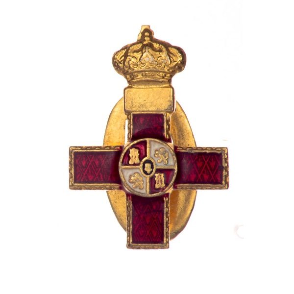 Pin Mérito Militar distintivo rojo