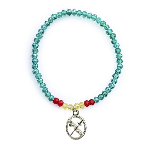 Pulsera Emblema - Plata de ley y Piedras