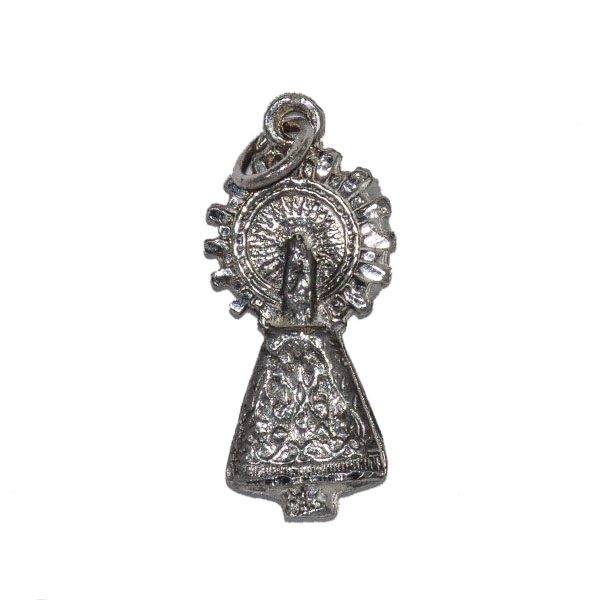 Medalla Virgen Manto en plata