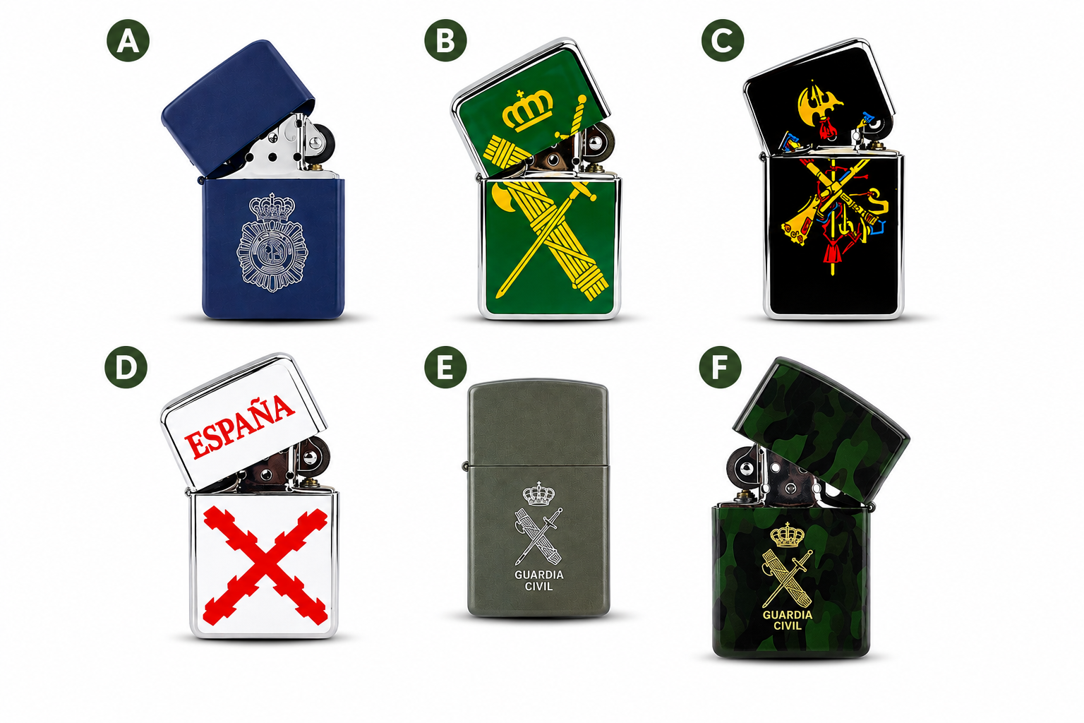Mechero tipo ZIPPO - Varios
