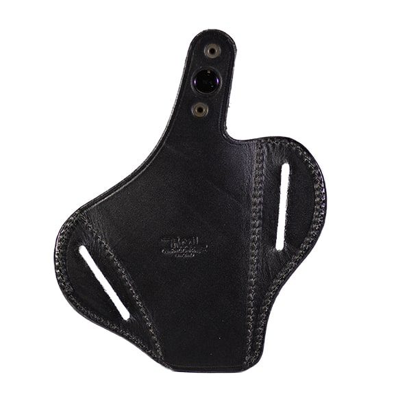 Funda riñonera BM en cuero color negro