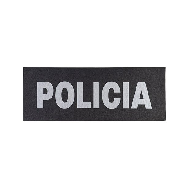 Parche reflectante para espalda Policía