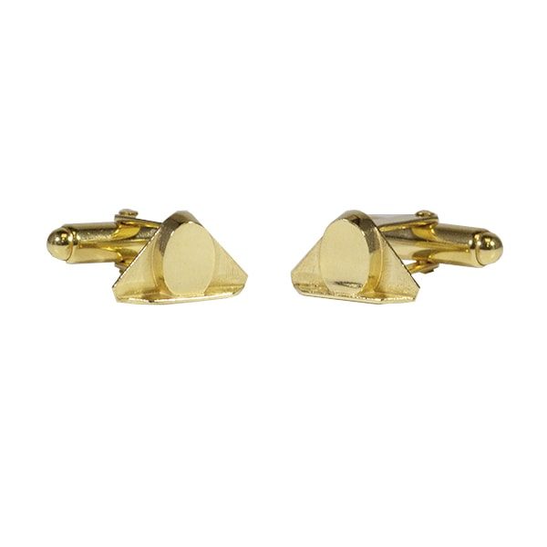 Gemelos Tricornio mini chapado en Oro