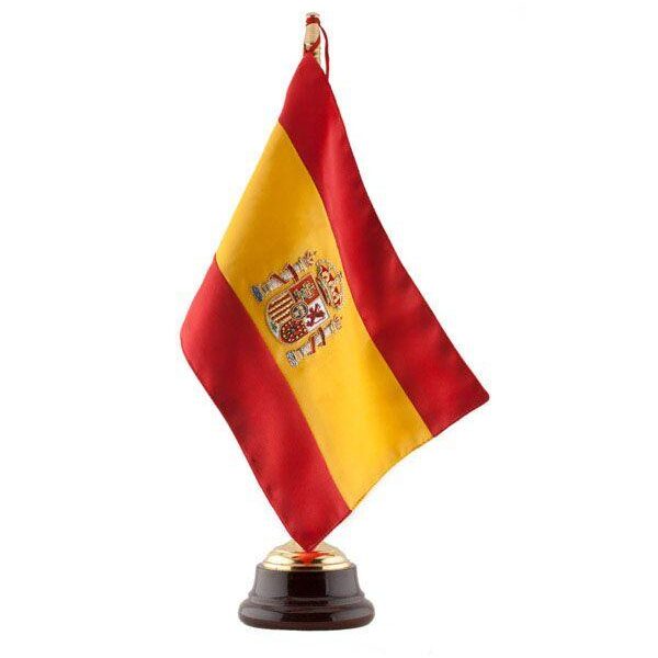 Bandera España sobremesa