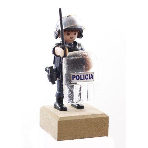 Muñeco articulado Policía Nacional Antidisturbios - chico