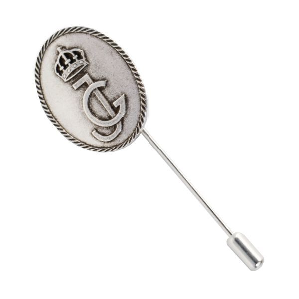Alfiler señora  Guardia Joven  baño plata