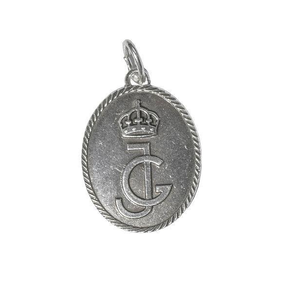 Colgante Guardia Joven Baño plata