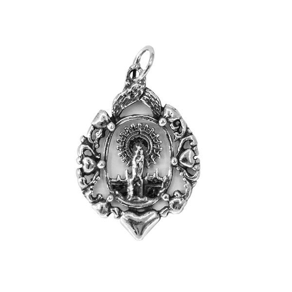 Medalla Plata Vieja  Virgen del Pilar ciudad