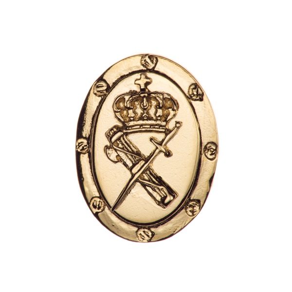 Pin solapa Guardia Civil plata
