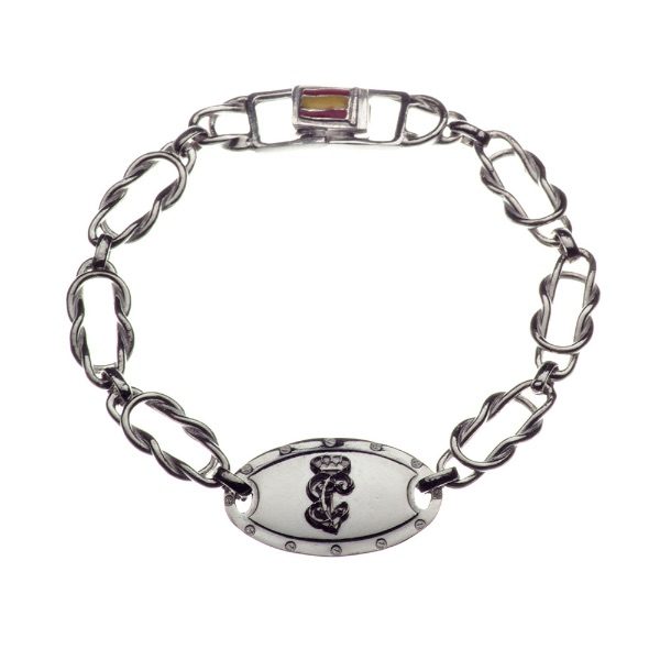 Pulsera Ovalo Plata