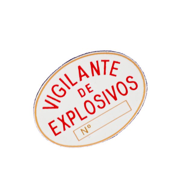 Placa Vigilante de Explosivos