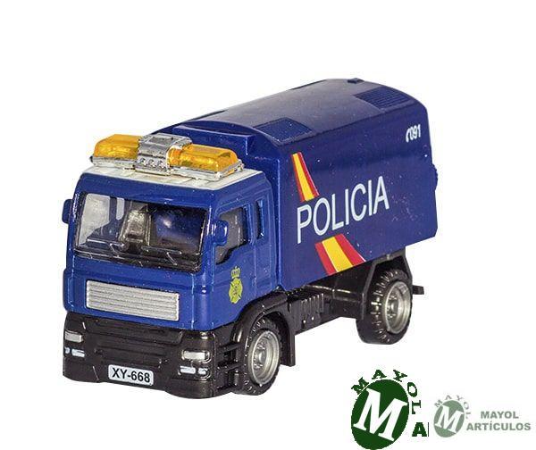 Detalle Coche Camión Policía Nacional