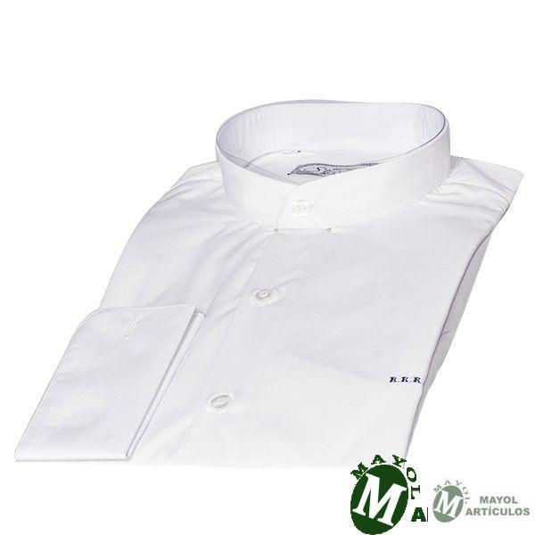 Camisa para traje de Novio con Cuello Mao