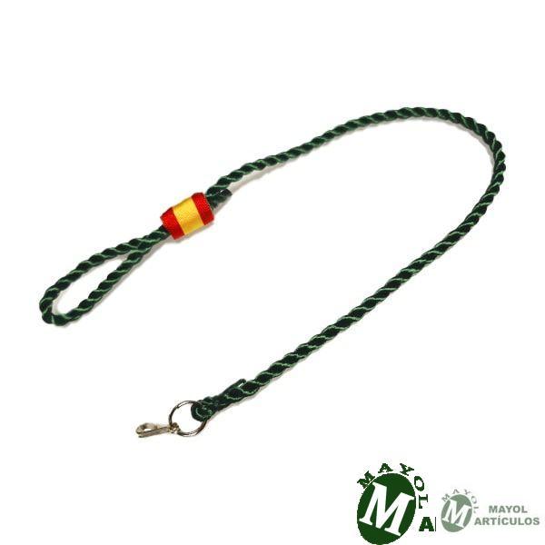 Cordón verde para silbato