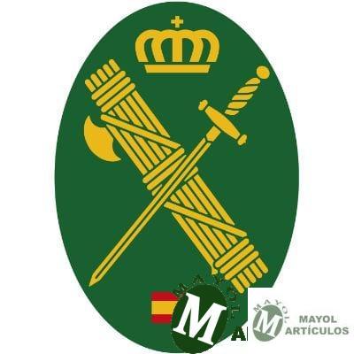 Pegatina Emblema Guardia Civil amarillo