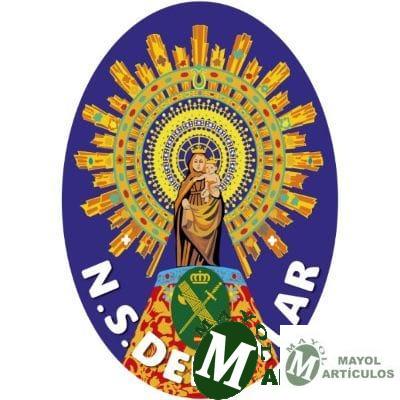 Pegatina Grande - Virgen Ovalo
