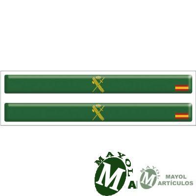 Pegatina Blister - Rectángulo Guardia Civil