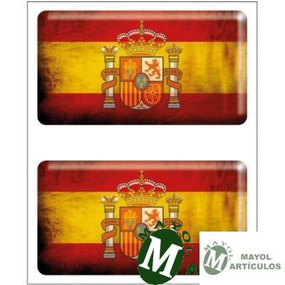Pegatina Blister - Bandera rectángulo Vintage