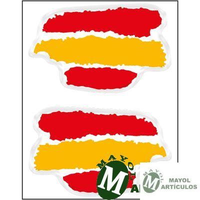 Pegatina trazo grueso bandera España