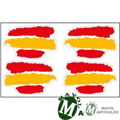 pegatina trazo grueso bandera España