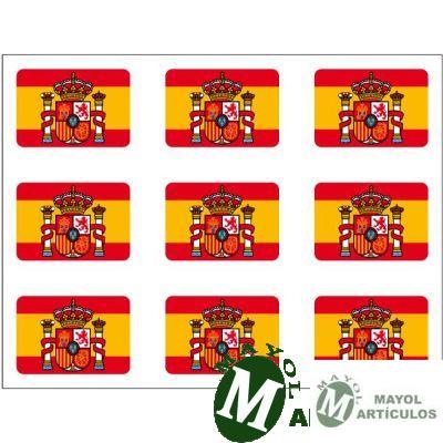 Pegatina Blister - Bandera Escudo