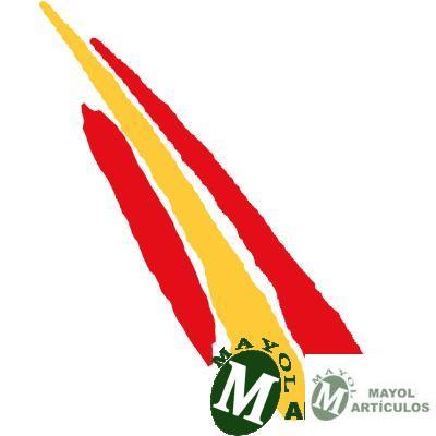 Pegatina Grande trazo bandera