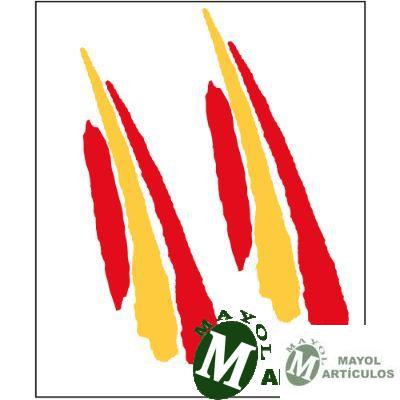 Pegatina trazo bandera