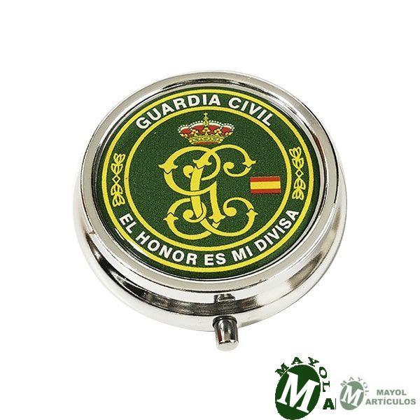 Pastillero redondo Guardia Civil Iniciales GC