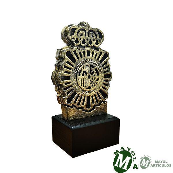 Figura Escudo Policía Nacional en Resina